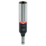 TSCHORN 3D Edge Finder Ø10 mm optical with light,  Ø16 mm shank and accuracy 0,010 mm